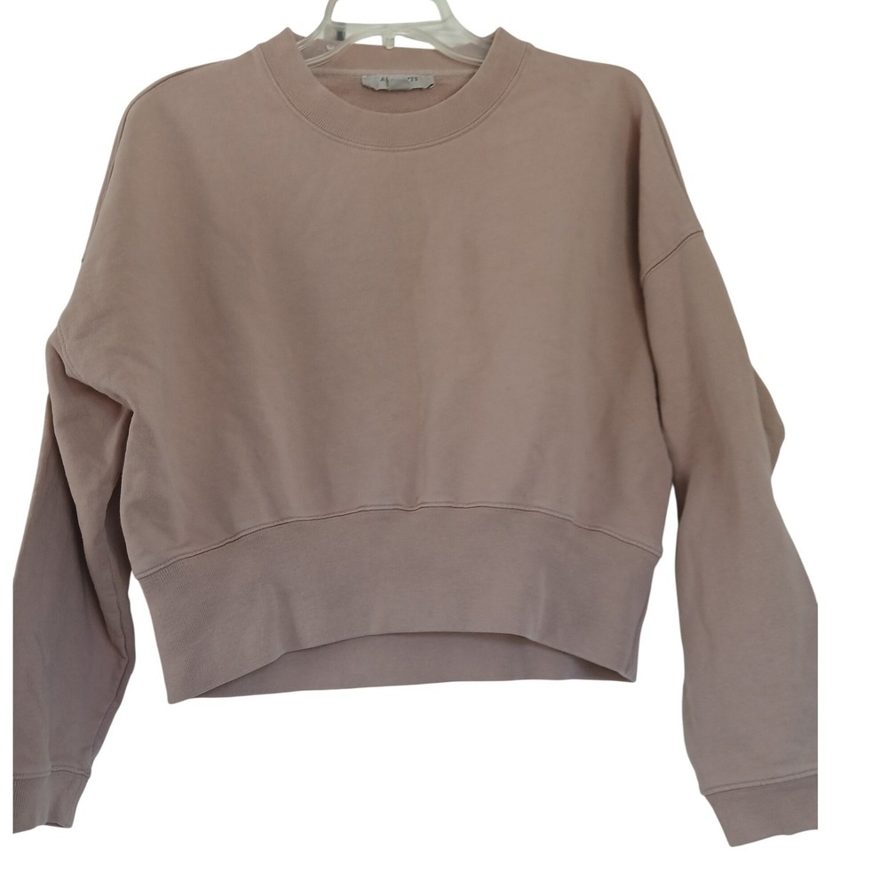 AllSaints  Sweat‎ Cropped Sweatshirt Cotton Small